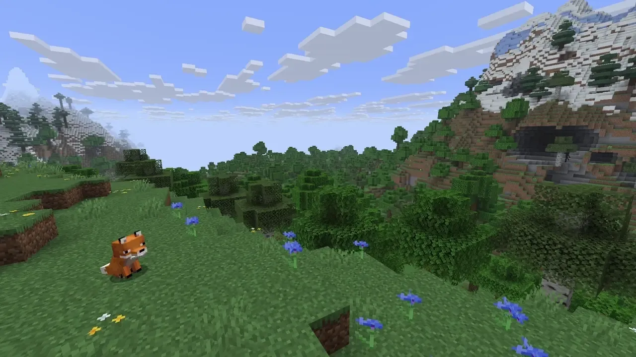 Yellow trail particles floating towards the right side of the screen